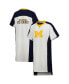 Фото #2 товара Women's White Michigan Wolverines Home Run T-shirt Dress