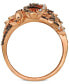 ფოტო #2 პროდუქტის Crazy Collection® Diamond Fancy Scroll Floral Ring (1-1/6 ct. t.w.) in 14k Rose, Yellow or White Gold