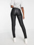 Фото #4 товара Only Royal coated skinny jeans in black