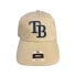 Фото #1 товара Genuine Merchandise Men's MLB Stitch Logo Adjustable Baseball Cap (Tan/Tampa