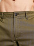 Фото #2 товара ASOS DESIGN slim chino short with rolled hem in regular length in khaki