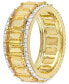 Yellow Sapphire (9-3/8 ct. t.w.) & Diamond (5/8 ct. t.w.) Eternity Band