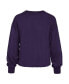 ფოტო #2 პროდუქტის Women's Purple Distressed LSU Tigers Bottom Line Parkway Long Sleeve T-shirt