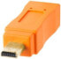 Фото #8 товара Tether Tools TetherPro USB 2.0 A/Mini-B 8 Pin USB Cable 15 inches ORG [TET-CU8015-ORG]