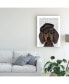 Фото #3 товара Fab Funky Hipster Dachshund, Black and Tan Canvas Art - 19.5" x 26"