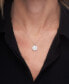 ფოტო #2 პროდუქტის Diamond Circle Pendant Necklace (1/2 ct. t.w.) in 14k White Gold, 16" + 4" extender, Created for Macy's