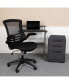 Work From Home Kit-Computer Desk, Ergonomic Mesh Office Chair, Filing Cabinet