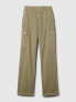 Фото #5 товара Mid Rise Loose Khaki Cargo Pants