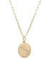 Фото #1 товара Wrapped diamond Aries Constellation 18" Pendant Necklace (1/20 ct. tw) in 10k Yellow Gold, Created for Macy's