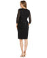 ფოტო #2 პროდუქტის Women's Glitter Lace Jacket & Necklace Dress