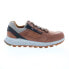 Фото #1 товара Allrounder by Mephisto Utano Tex Mens Brown Suede Lifestyle Sneakers Shoes 7.5
