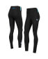 Фото #1 товара Women's Black Charlotte Hornets Classics Lux Leggings