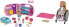 Фото #4 товара Barbie Chelsea Serie, Chelsea Auto und Camper Set mit 10+ Barbie Camping Accessoires, 1x Chelsea Puppe, Teal Auto und Pink Mini Camper, Geschenke für Kinder ab 3 Jahren,FXG90