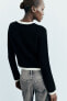 Фото #10 товара Кардиган женский ZARA Buttoned knit содержаный