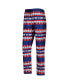 Women's Royal New York Giants Holiday Ugly Pajama Set