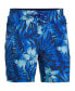 Electric blue/navy tropic palm