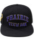 Фото #3 товара Men's Black Prairie View A&M Panthers Arch Over Logo Evergreen Snapback Hat
