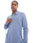 Фото #1 товара PS Paul Smith regular fit logo long sleeve polo in blue