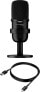 HP HyperX SoloCast - USB Microphone (Black), PC-Mikrofon, 6 dB, 16 Bit, 6 mV/Pa, Berührung, Kabelgebunden