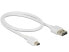 Фото #3 товара Delock 0.5m - USB2.0-A/USB2.0 Mini-B - 0.5 m - USB A - USB B - USB 2.0 - Male/Male - White