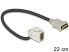 Фото #1 товара Delock HDMI - HDMI - 0.22m - 0.22 m - HDMI Type A (Standard) - HDMI Type A (Standard) - Black