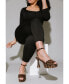 Фото #7 товара Women's Flora Architectural Heel Peep-Toe Platform Dress Sandals - Extended Sizes 10-14