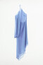 Фото #15 товара Платье асимметричного кроя с накидкой ZARA