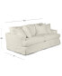 Brenalee 93" Performance Fabric Slipcover Sofa with Four Pillows