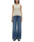 ფოტო #5 პროდუქტის Women's Aino Sleeveless Open-Knit Scalloped-Hem Top