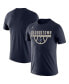 Men's Navy Georgetown Hoyas Basketball Drop Legend Performance T-shirt