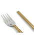 Фото #4 товара Dinner Golden Cut Hammered Forks - Set of 6