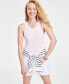 Women's Sleeveless Ribbed Bodysuit, Created for Macy's