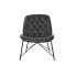 Armchair DKD Home Decor Black Dark grey Metal 69 x 76 x 85 cm