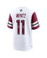 Фото #4 товара Men's Carson Wentz White Washington Commanders Game Jersey