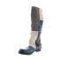 Фото #4 товара A.S.98 Salvador 717342-401 Womens Blue Leather Hook & Loop Knee High Boots 11