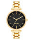 Фото #1 товара Women's Quartz Gold-Tone Alloy Link Bracelet Watch, 36mm