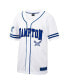 Men's White Hampton Pirates Free Spirited Mesh Button-Up Baseball Jersey