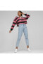 Фото #2 товара Swxp Striped Longsleeve Pembe Crop Kadın Sweatshirt