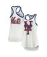 ფოტო #2 პროდუქტის Women's White New York Mets Tater Racerback Tank Top