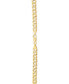 Фото #5 товара Macy's curb Link 22" Chain Necklace (7mm) in 18k Gold-Plated Sterling Silver