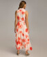 Фото #2 товара Платье женское DKNY безрукавное из шифона