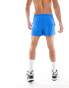 Gym King Linear swim shorts in blue