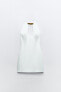 Фото #7 товара Короткое платье с горловиной халтер ZARA