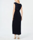 ფოტო #2 პროდუქტის Petite Soutache Faux-Wrap Gown