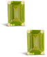 ფოტო #6 პროდუქტის Peridot (1-3/8 ct. t.w.) Stud Earrings in 14K Yellow Gold or 14K White Gold