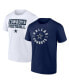 ფოტო #1 პროდუქტის Men's Dallas Cowboys Serve Combo Pack T-Shirt