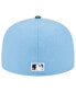 ფოტო #5 პროდუქტის Men's Sky Blue, Cilantro Detroit Tigers 2006 World Series 59FIFTY Fitted Hat
