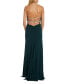 Фото #2 товара Juniors' Embellished-Strap Jersey Gown