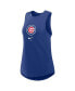Women's Royal Chicago Cubs Legacy Icon High Neck Fashion Tank Top