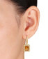 ფოტო #2 პროდუქტის Citrine (6-1/5 ct. t.w.), White Topaz (1/3 ct. t.w) and Diamond (1/10 ct. t.w.) Drop Earrings in 18k Yellow Gold Over Sterling Silver